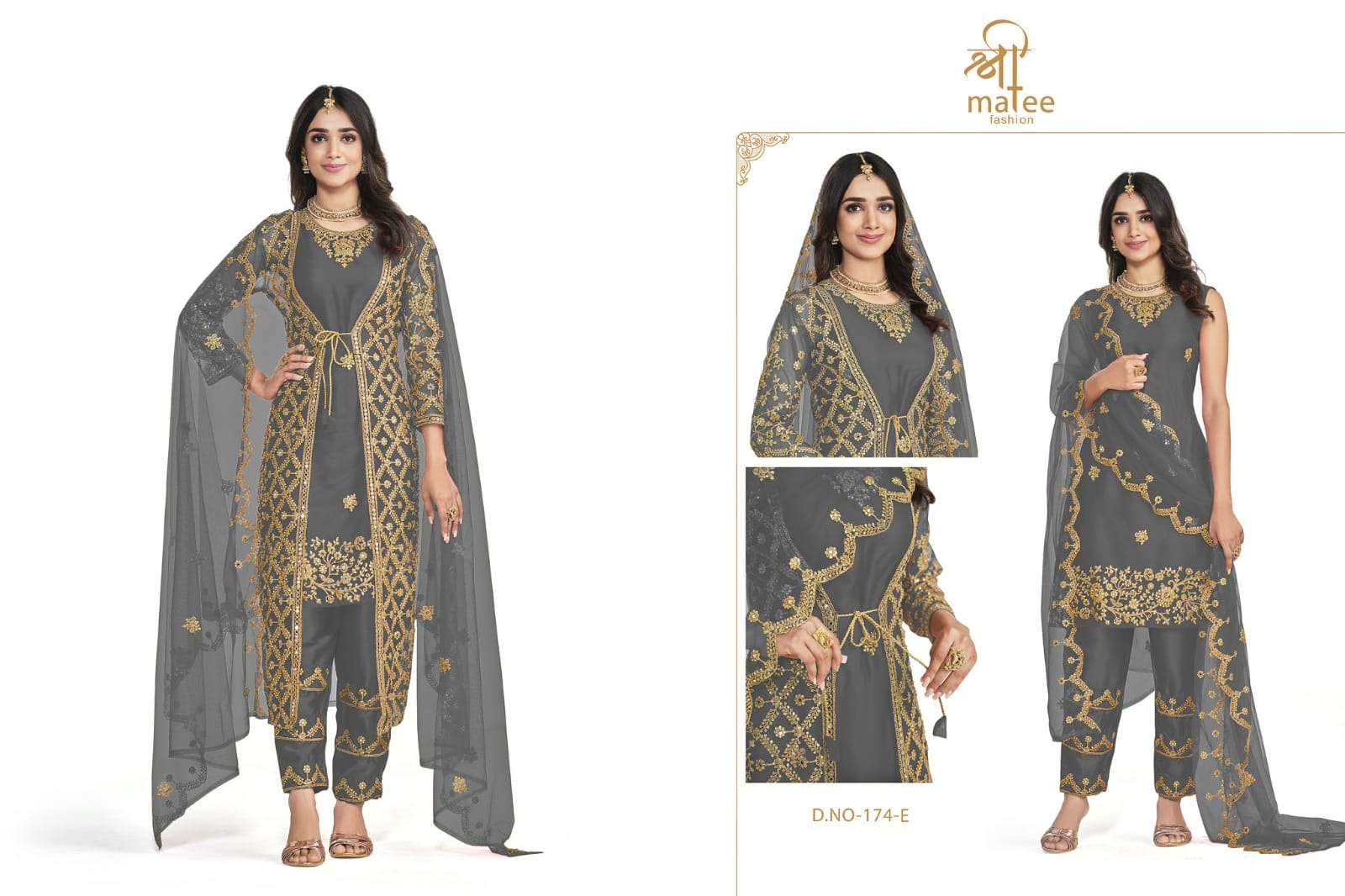 SHREEMATEE FASHION LAUNCH NEW CATALOUGE  MIRROR VOL 15 DESIGN-174:E