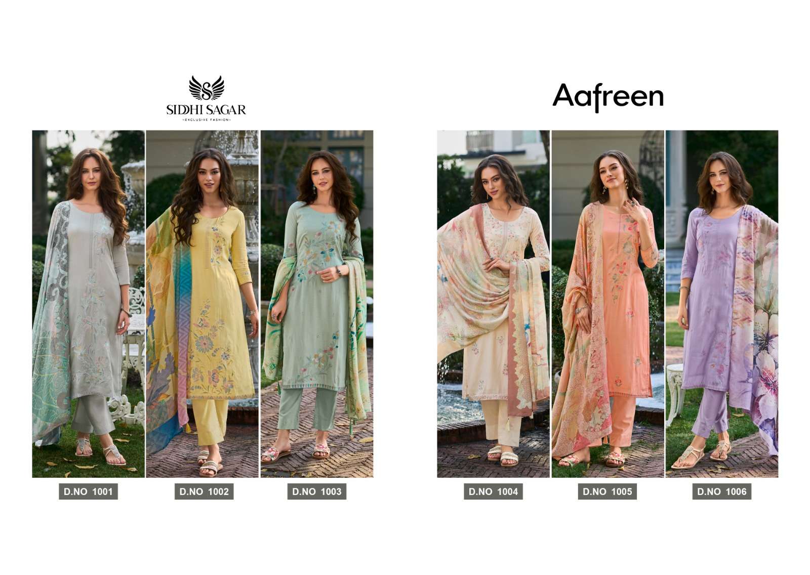 SIDDHI SAGAR PRESENTS NEW CATALOUGE AAFREEN 