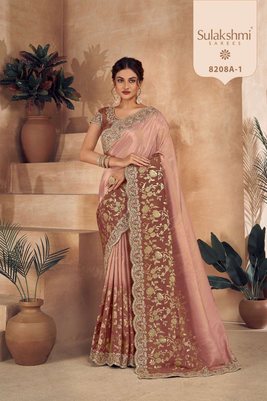 SULAKSHMI LAUNCH NEW CATALOUGE NOOR HIT DESIGN NO.8208-A