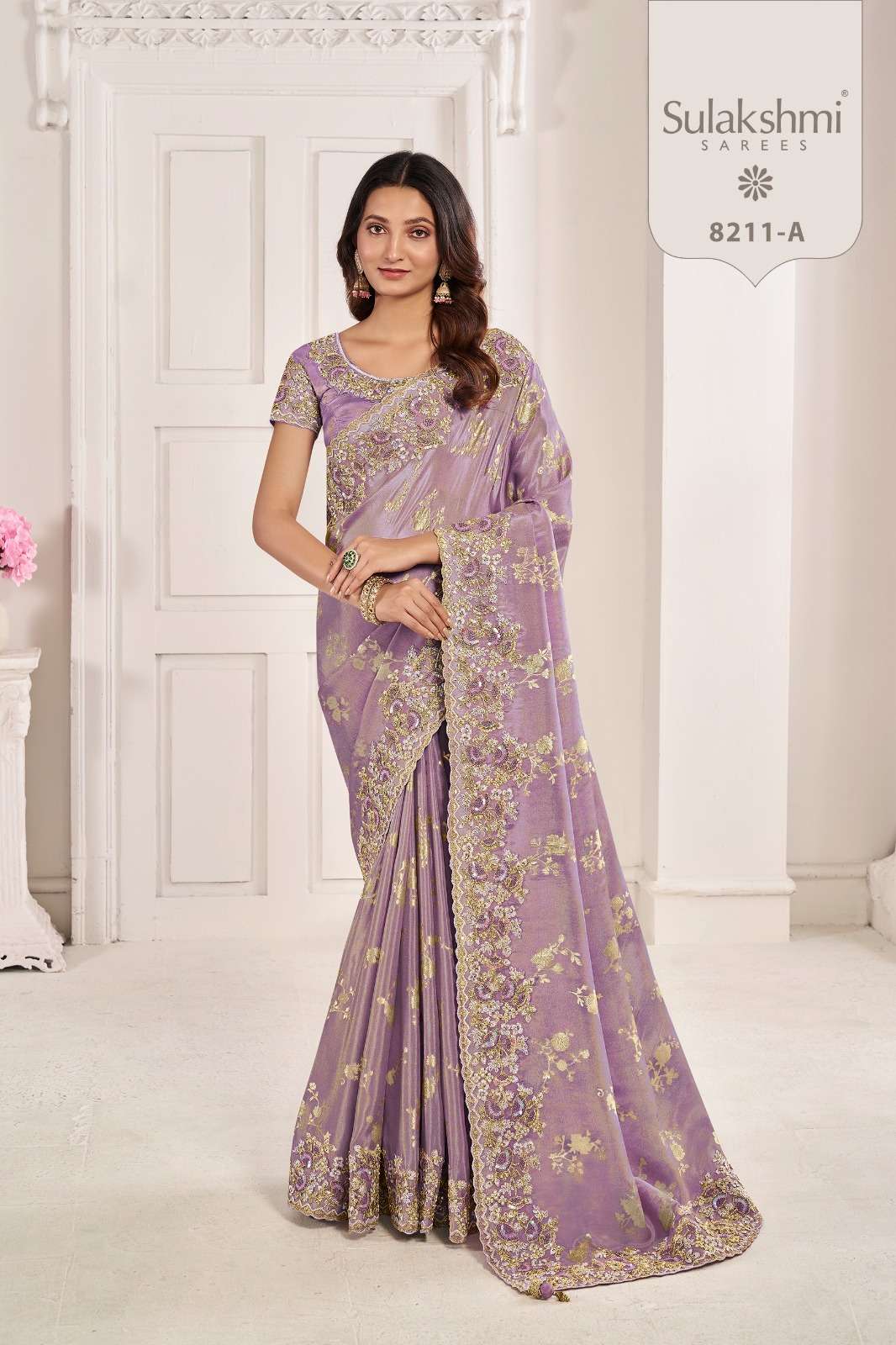 SULAKSHMI LAUNCH NEW CATALOUGE NOOR HIT DESIGN NO.8211-A