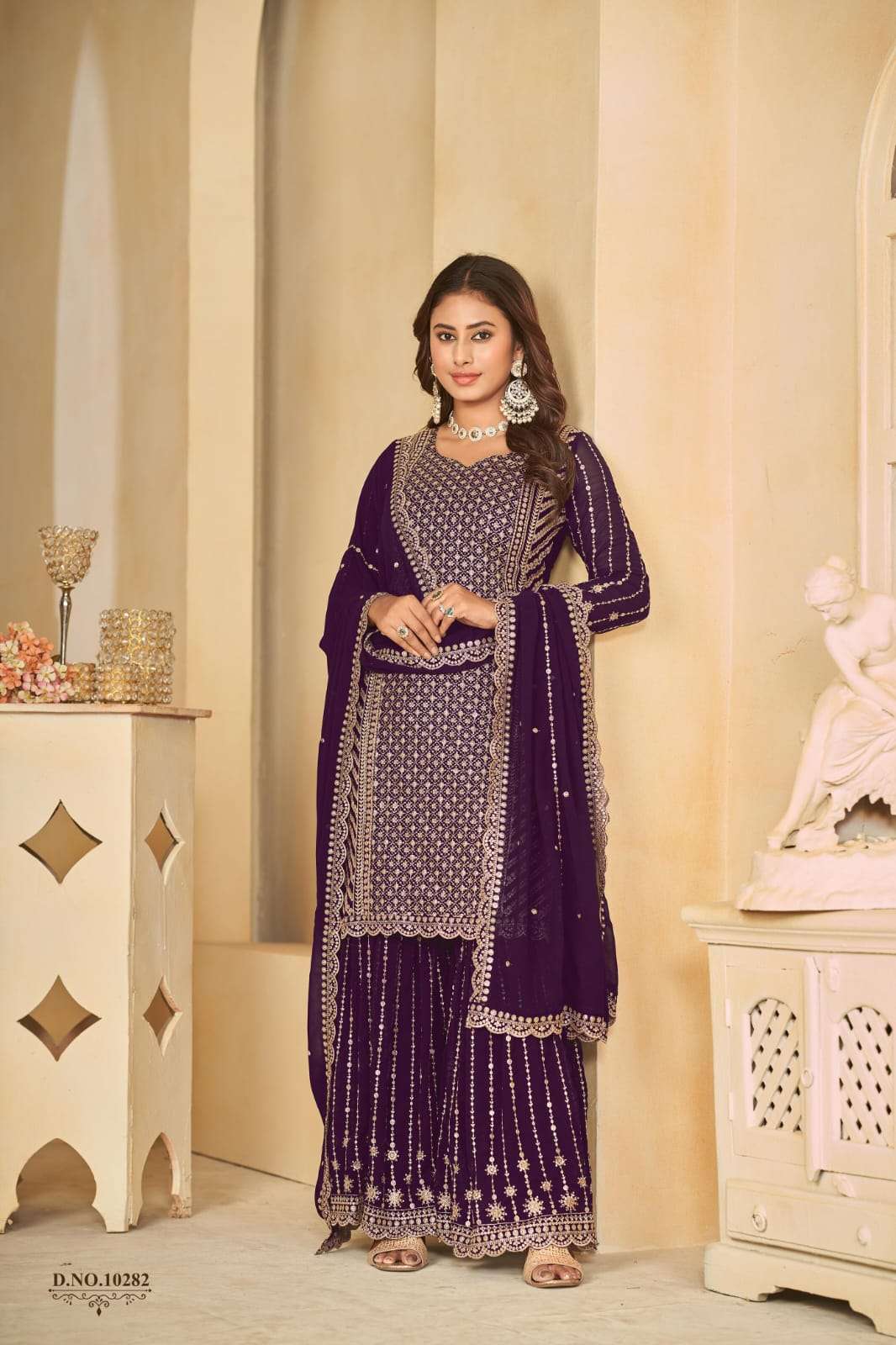 TEXOFAB PRESENTS NEW CATALOUGE  ANJUBAA VOL 28 DESIGN NO-10282