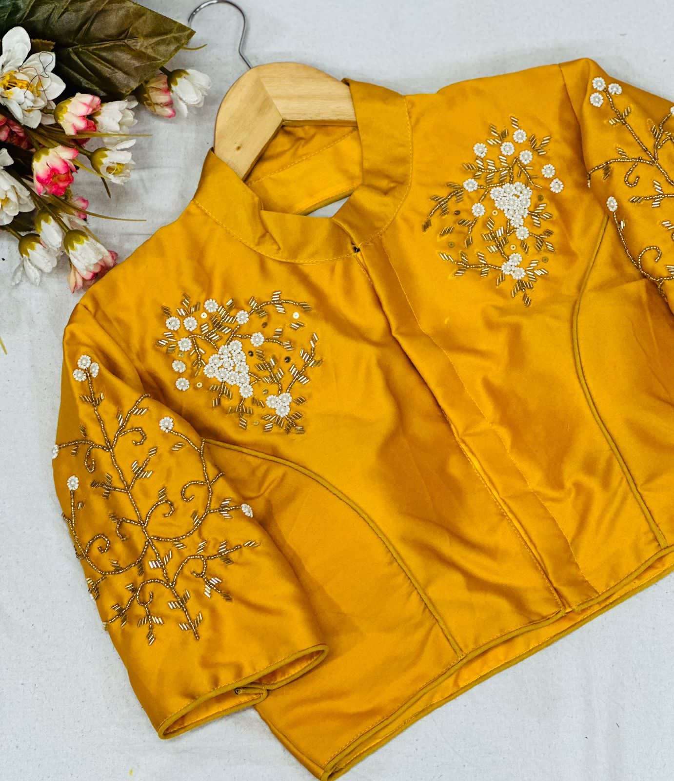 TEXOFAB PRESENTS NEW CATALOUGE DESIGN NO :- HHB-13 COLOUR : YELLOW