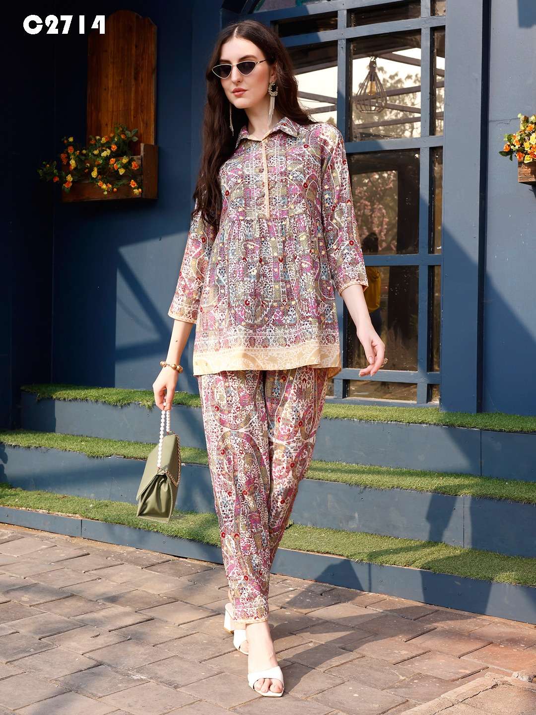 TEXOFAB PRESENTS NEW CATALOUGE EESHA VOL 02 DESIGN NO-C2714