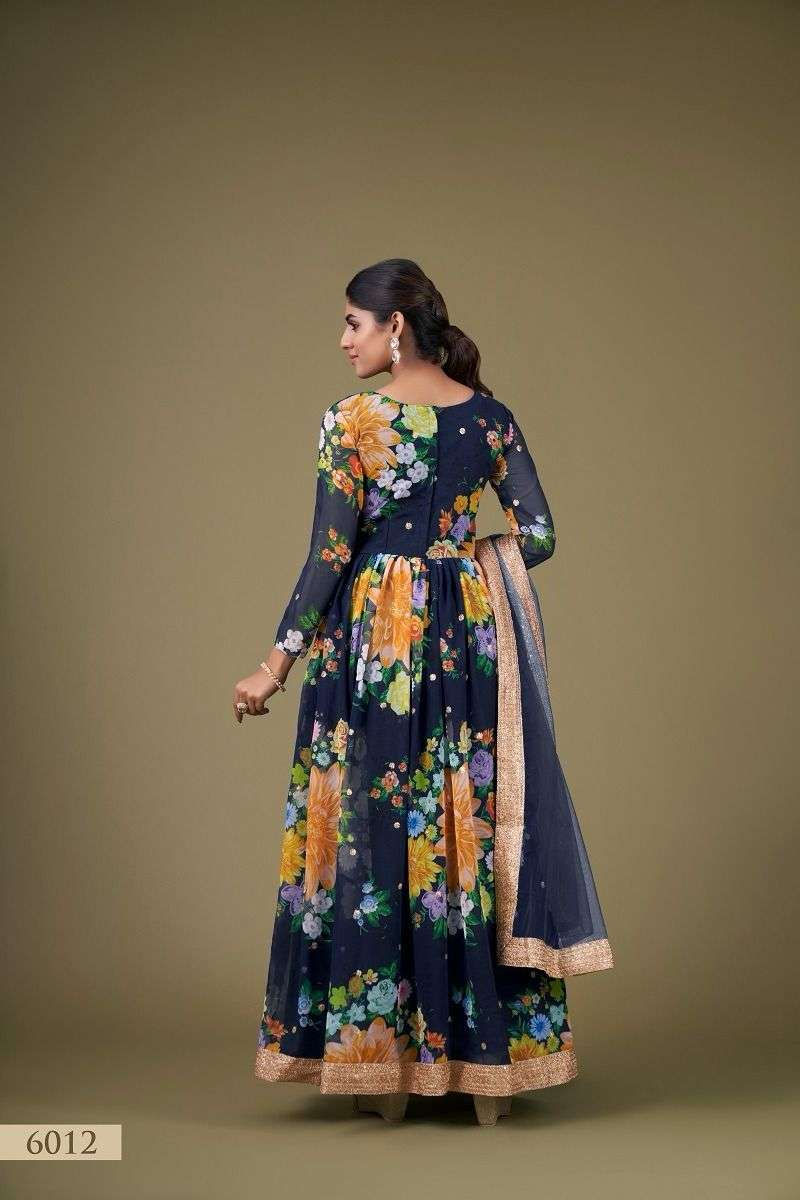 TEXOFAB PRESENTS NEW CATALOUGE FLORAL VOL-1 DESIGN NO-6012