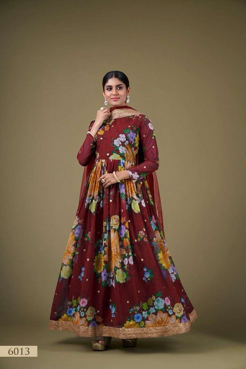 TEXOFAB PRESENTS NEW CATALOUGE FLORAL VOL-1 DESIGN NO-6013