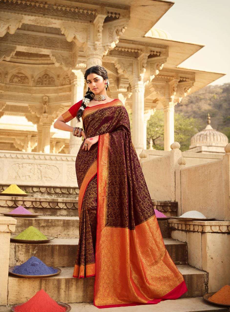 TEXOFAB PRESENTS NEW CATALOUGE SAKSHI SILK DESIGN = 0001