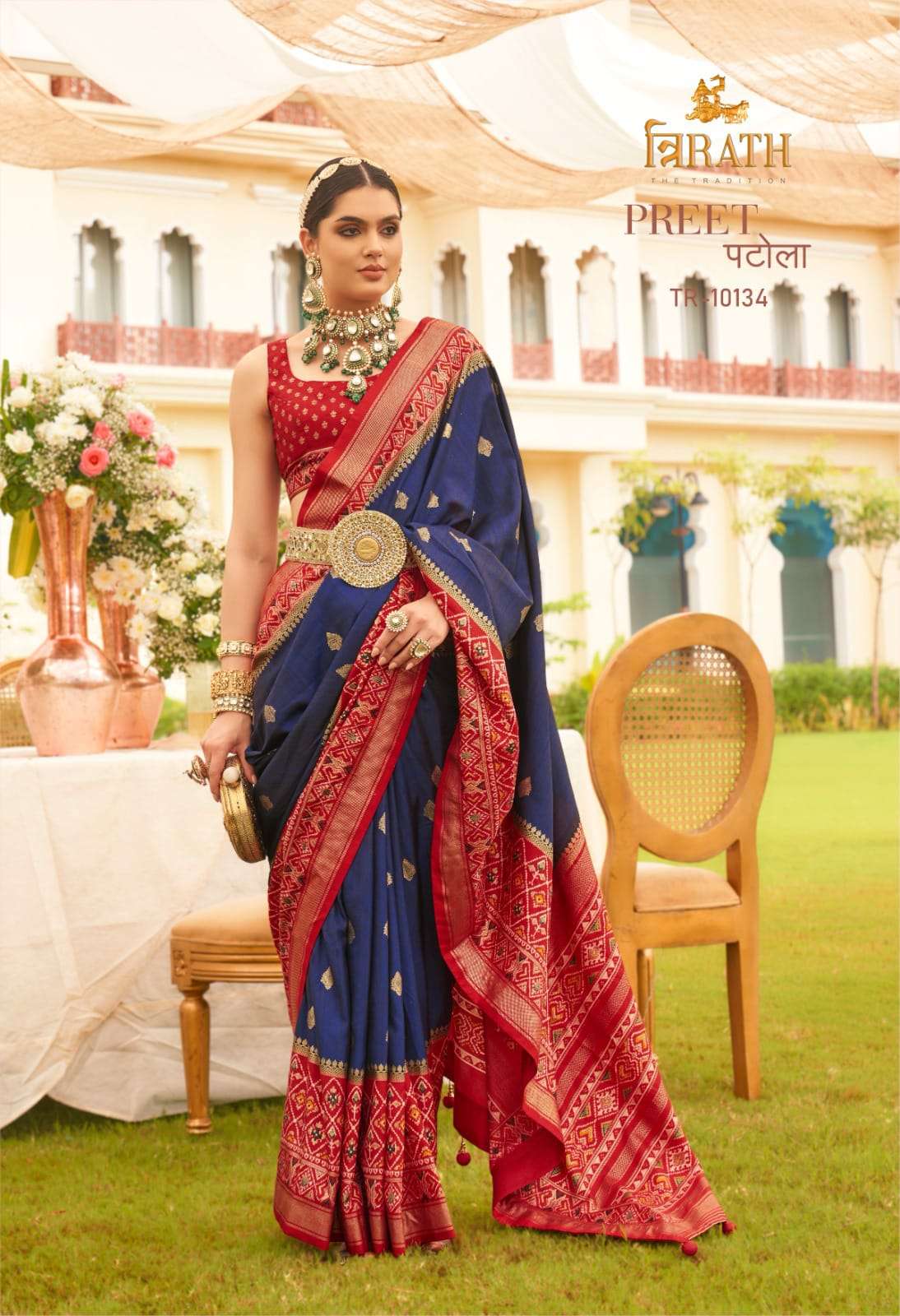 TRIRATH LAUNCH NEW CATALOUGE PREET PATOLA DESIGN-10134