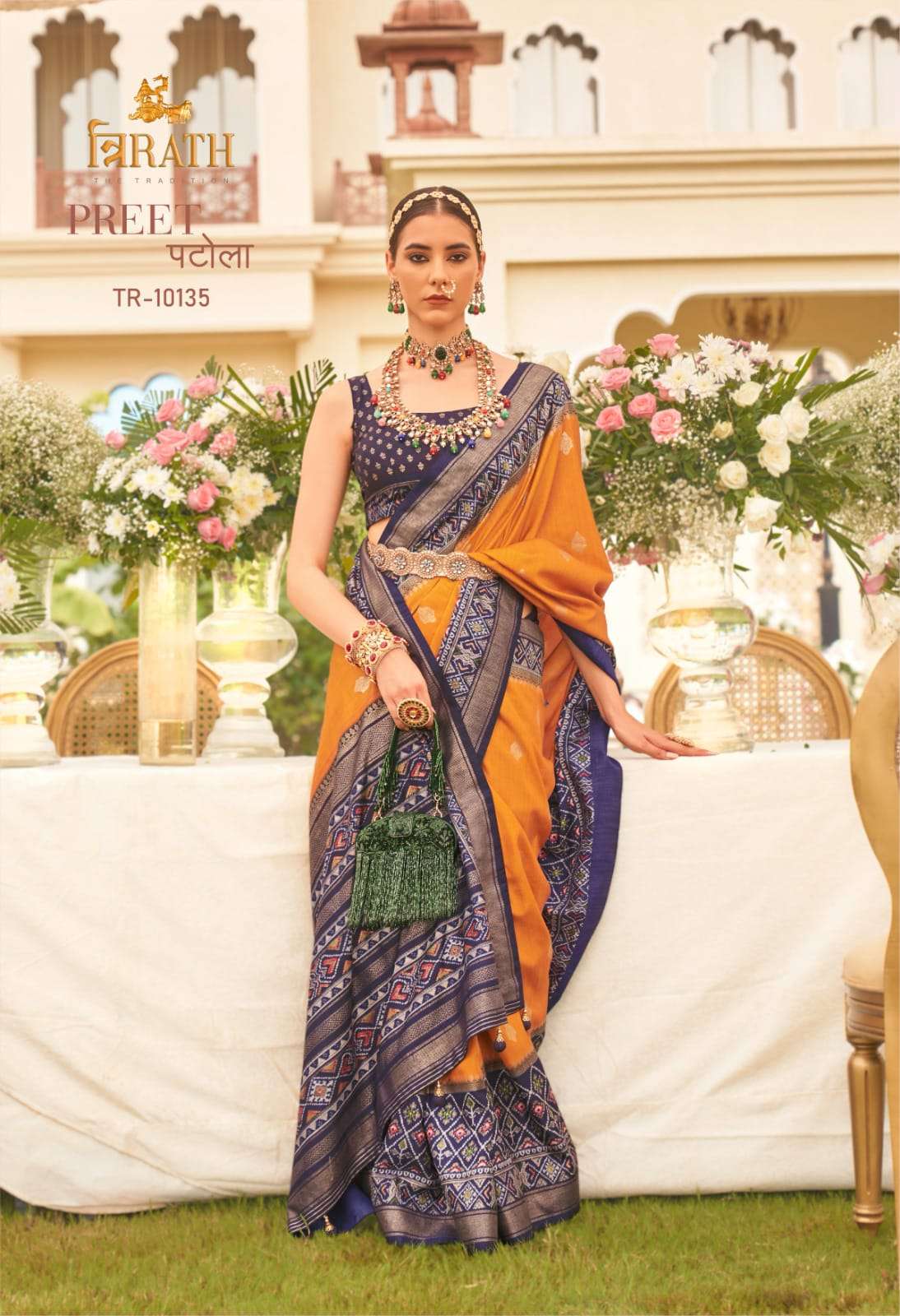TRIRATH LAUNCH NEW CATALOUGE PREET PATOLA DESIGN-10136