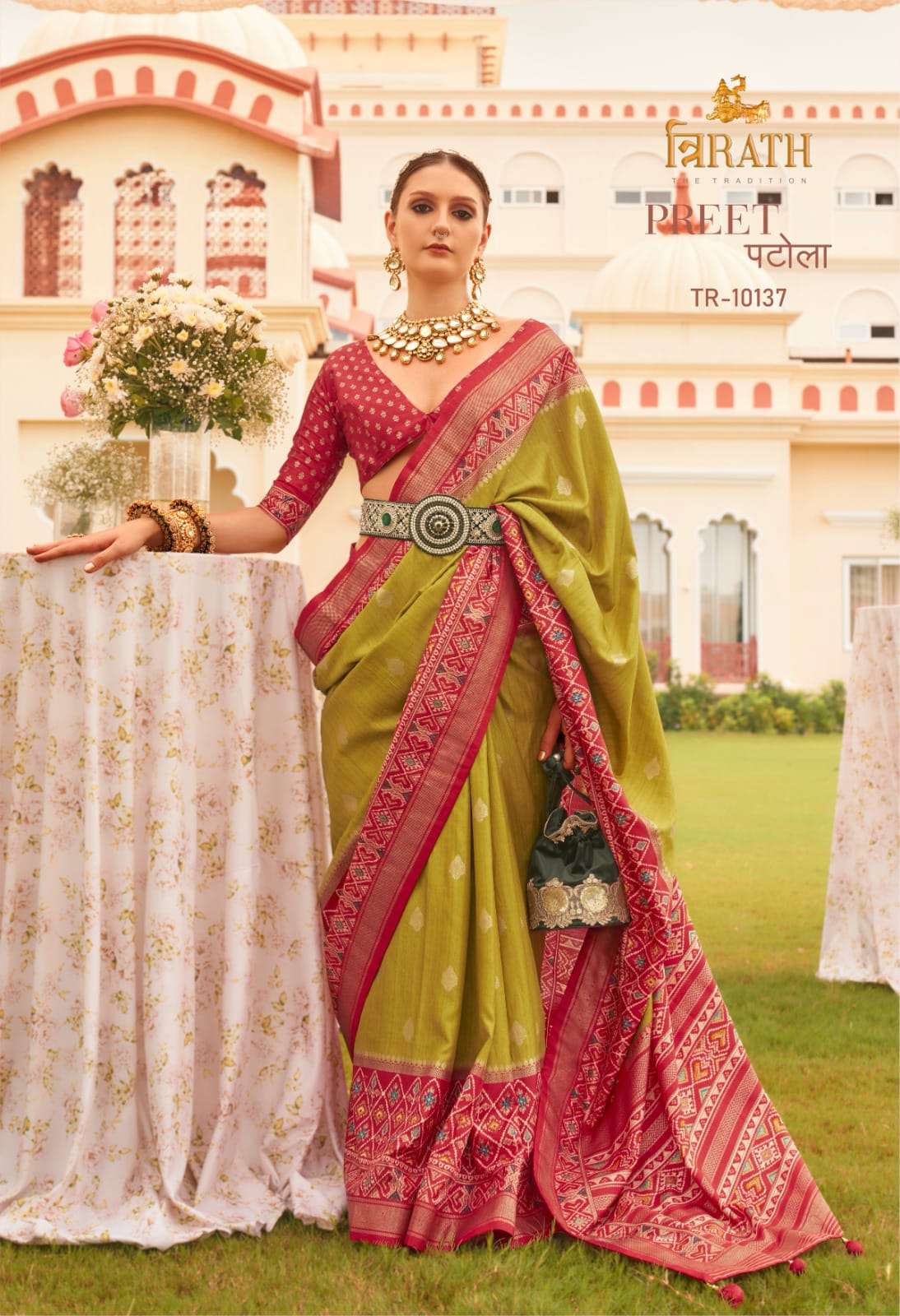 TRIRATH LAUNCH NEW CATALOUGE PREET PATOLA DESIGN-10137