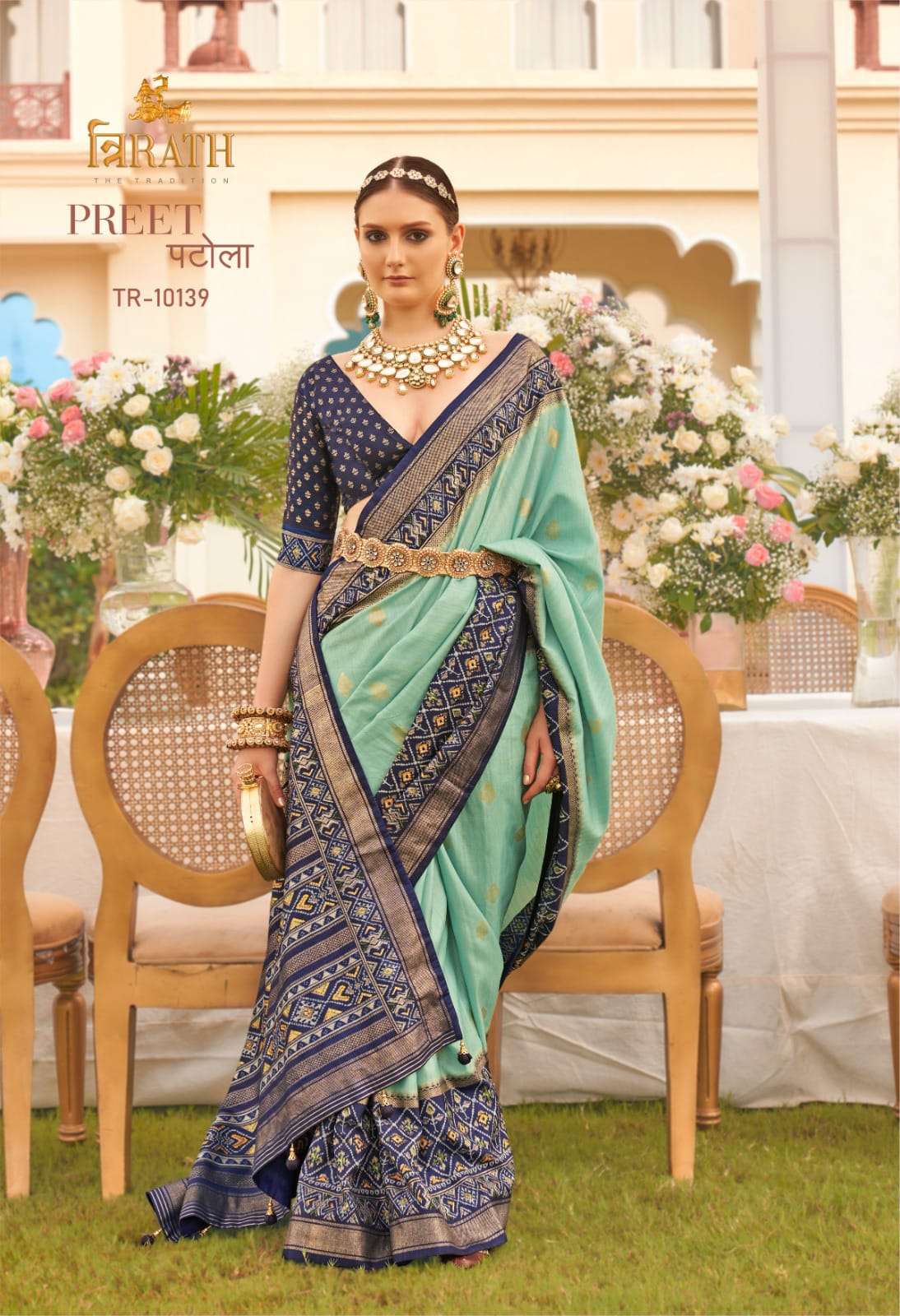 TRIRATH LAUNCH NEW CATALOUGE PREET PATOLA DESIGN-10139
