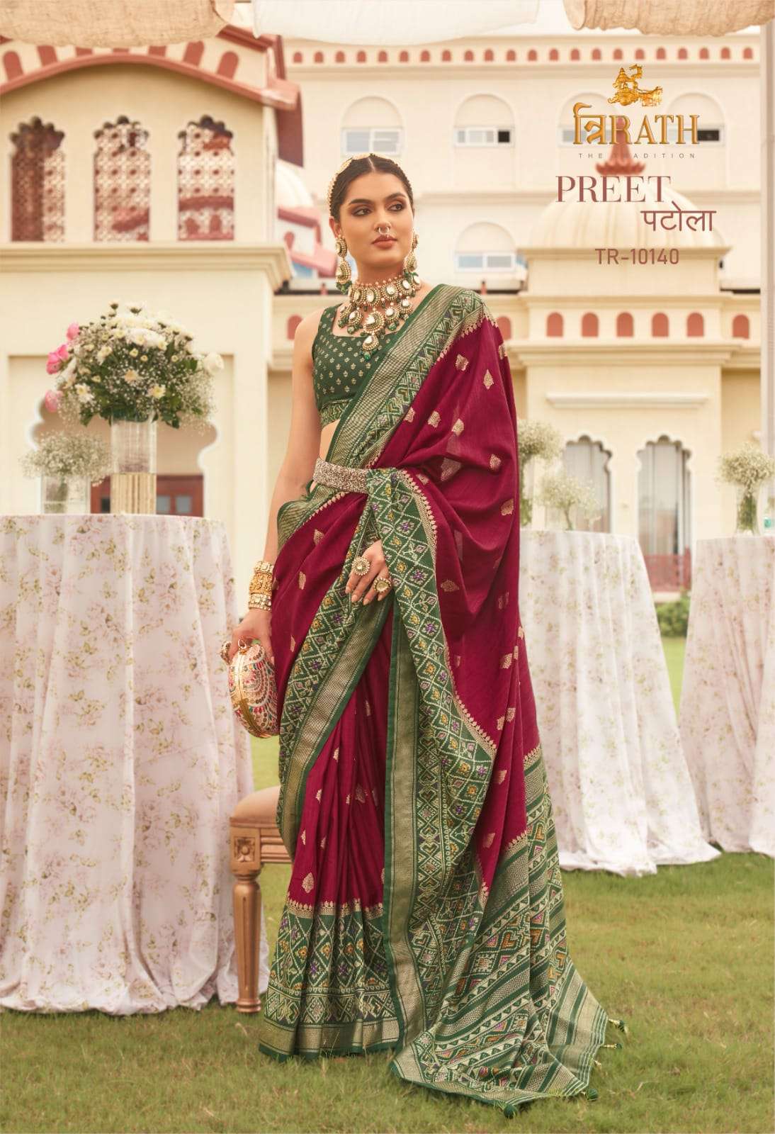 TRIRATH LAUNCH NEW CATALOUGE PREET PATOLA DESIGN-10140