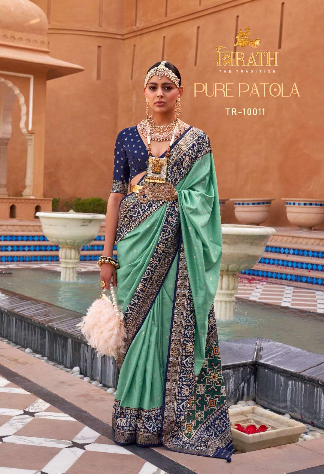 TRIRATH PRESENTS NEW CATALOUGE PURE PATOLA DESIGN NO-10011