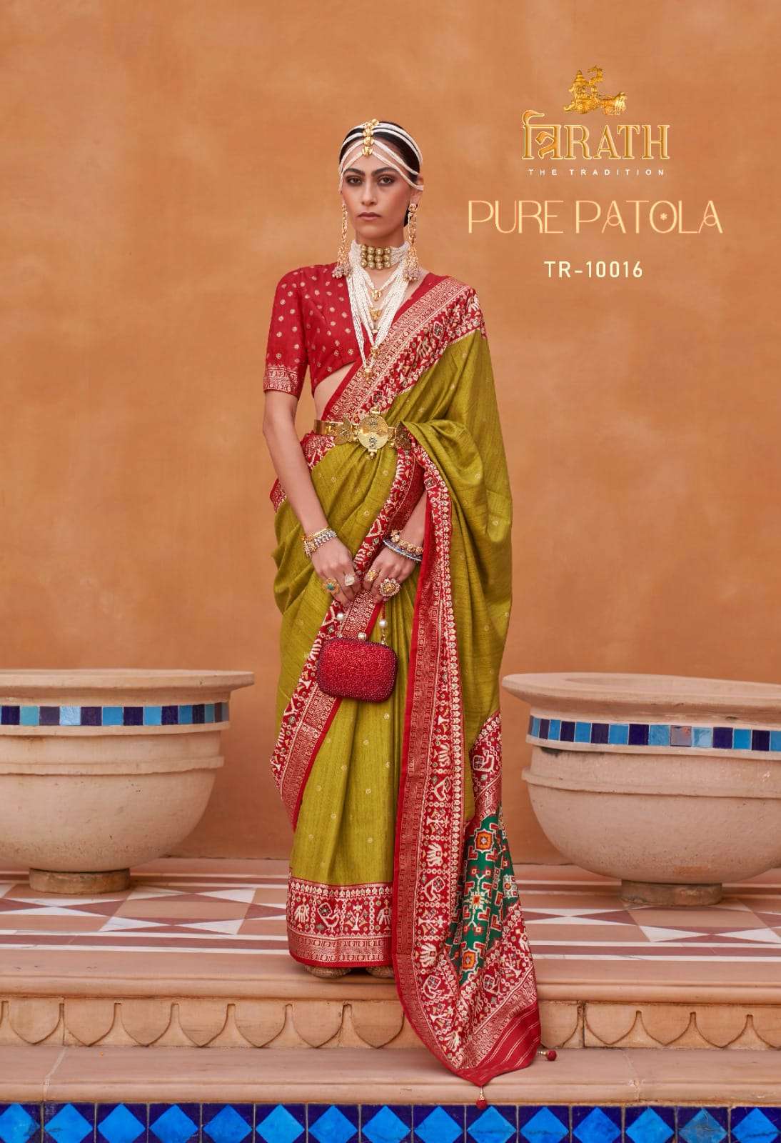 TRIRATH PRESENTS NEW CATALOUGE PURE PATOLA DESIGN NO-10016