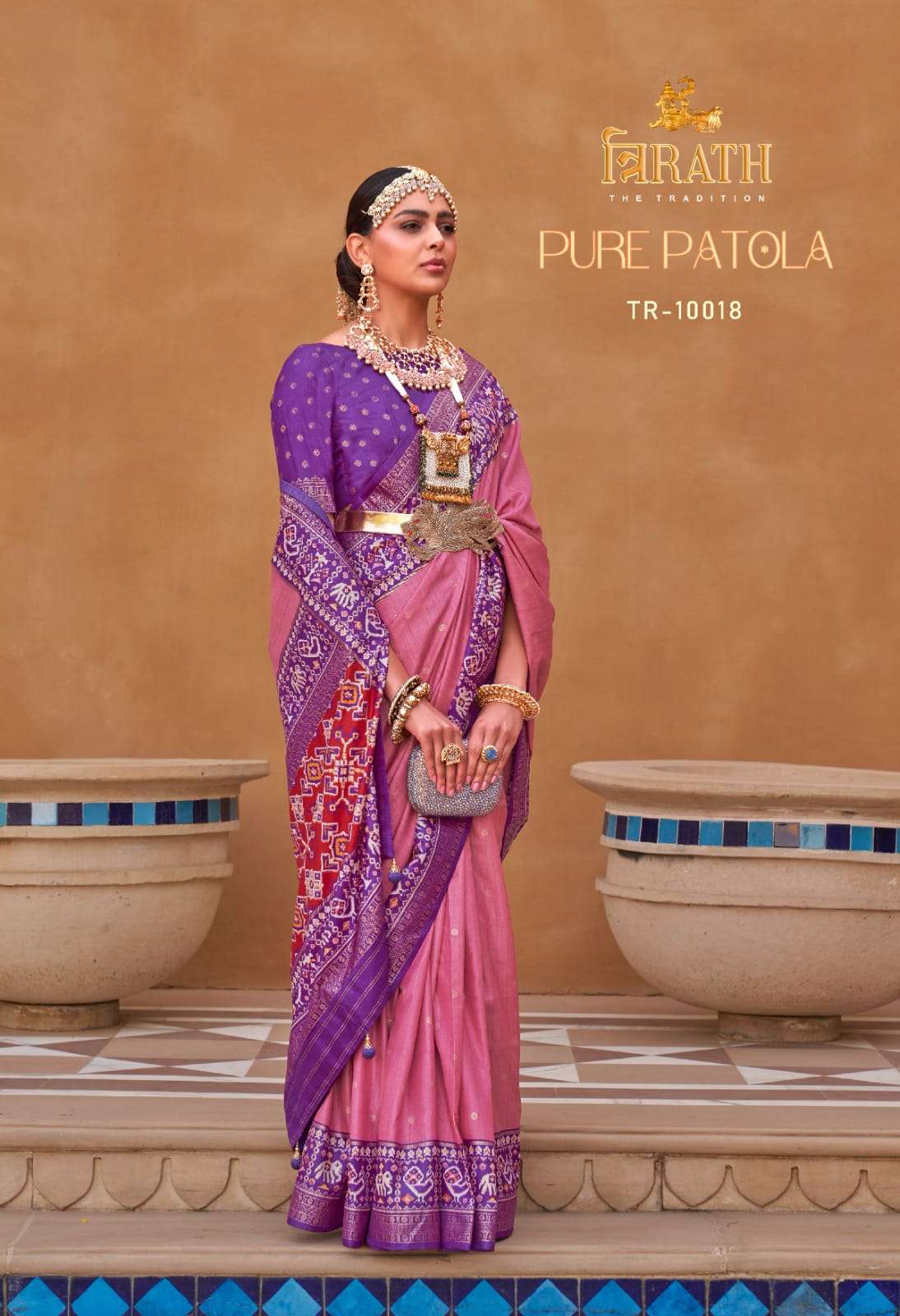 TRIRATH PRESENTS NEW CATALOUGE PURE PATOLA DESIGN NO-10018