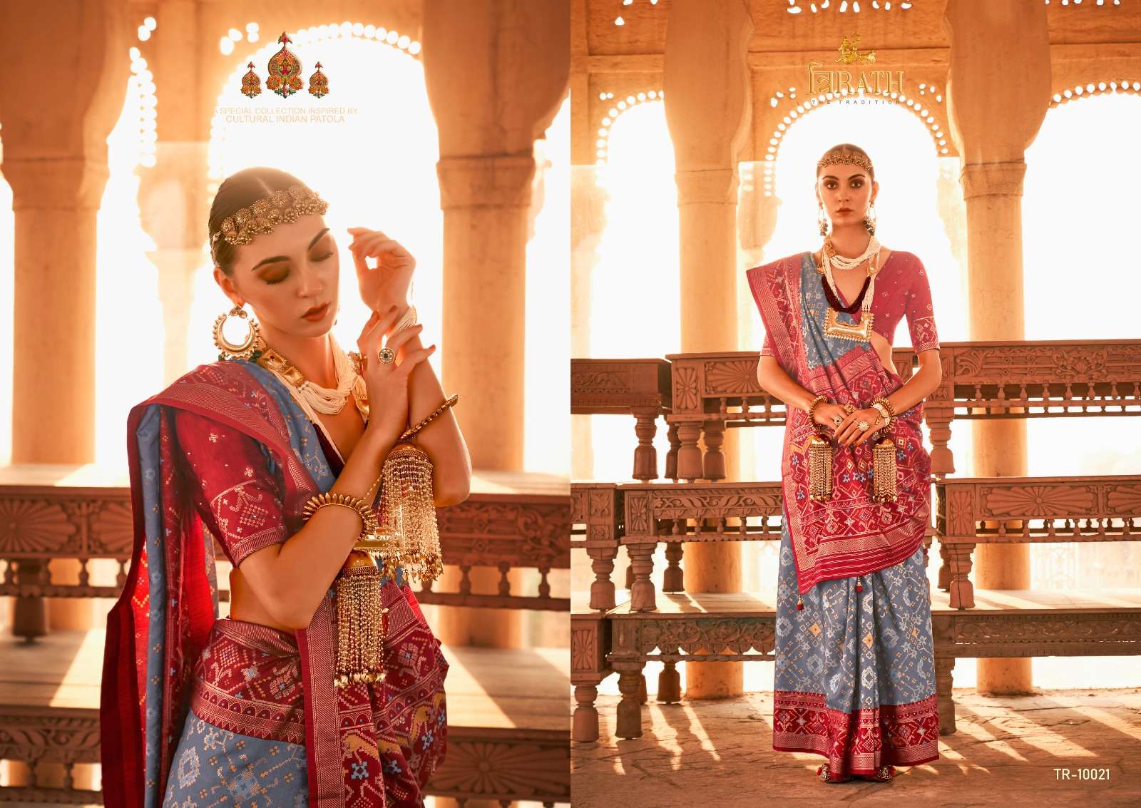 TRIRATH PRESENTS NEW CATALOUGE PURE PATOLA VOL-2 DESIGN NO-10021