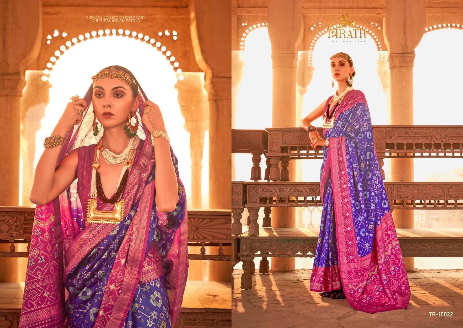 TRIRATH PRESENTS NEW CATALOUGE PURE PATOLA VOL-2 DESIGN NO-10022