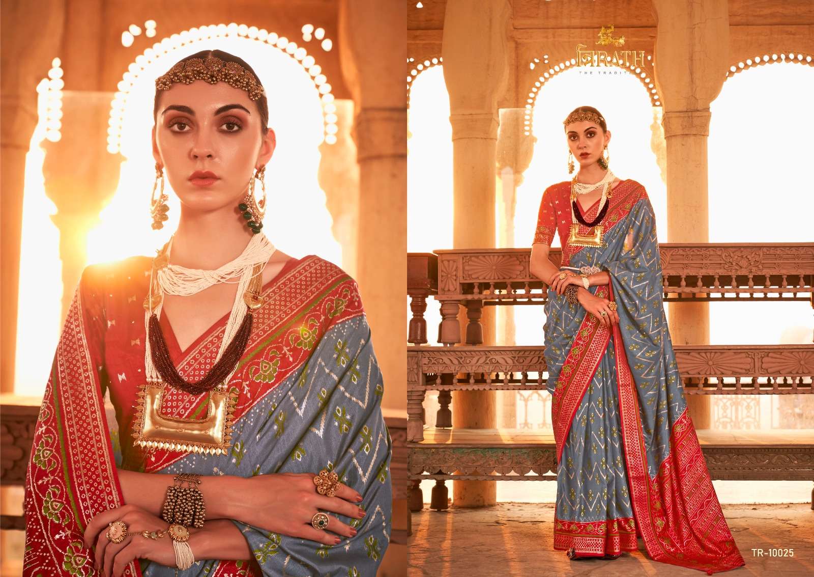 TRIRATH PRESENTS NEW CATALOUGE PURE PATOLA VOL-2 DESIGN NO-10025