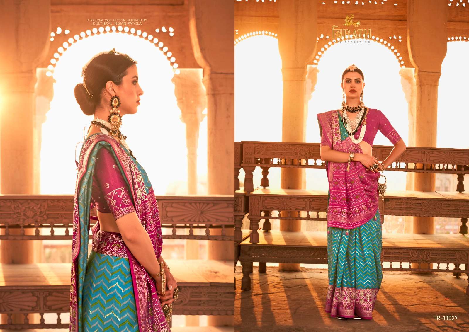 TRIRATH PRESENTS NEW CATALOUGE PURE PATOLA VOL-2 DESIGN NO-10027