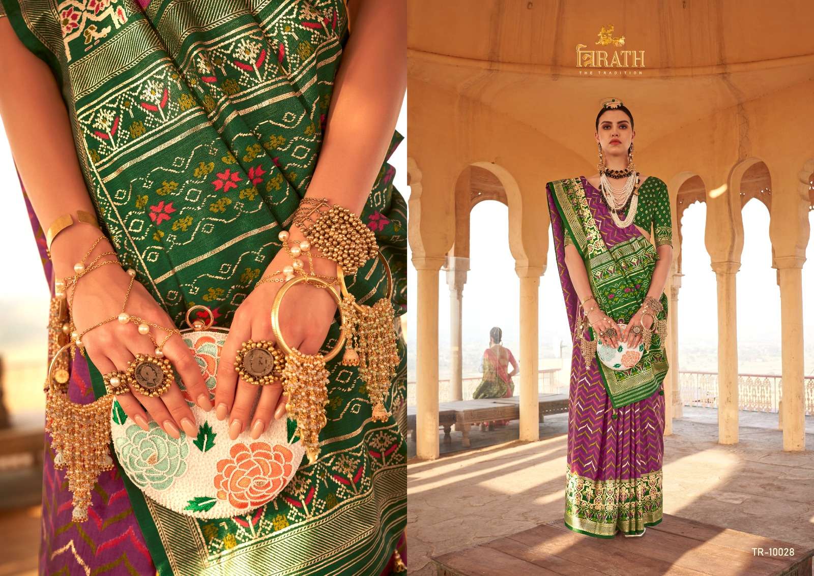 TRIRATH PRESENTS NEW CATALOUGE PURE PATOLA VOL-2 DESIGN NO-10028