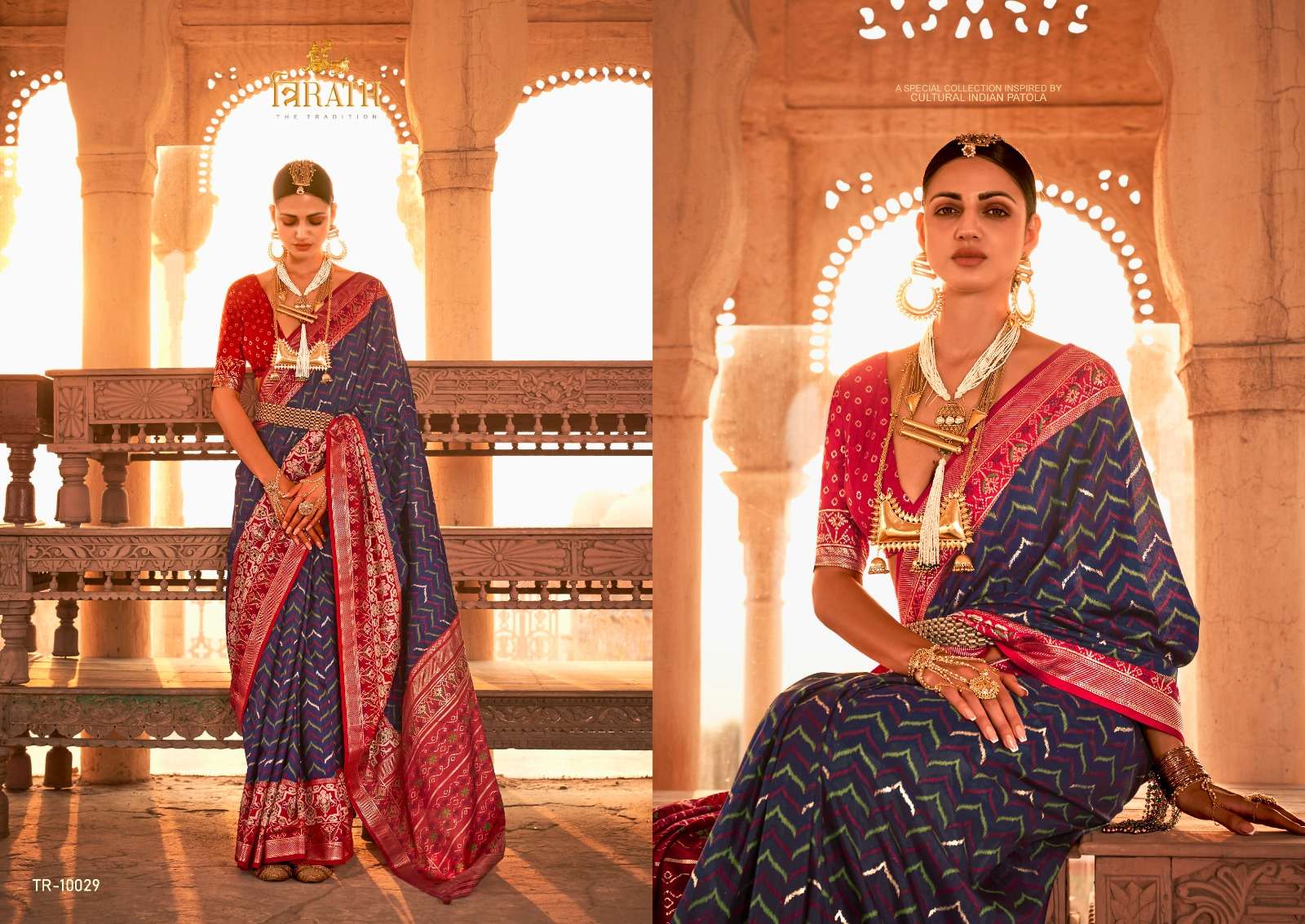 TRIRATH PRESENTS NEW CATALOUGE PURE PATOLA VOL-2 DESIGN NO-10029