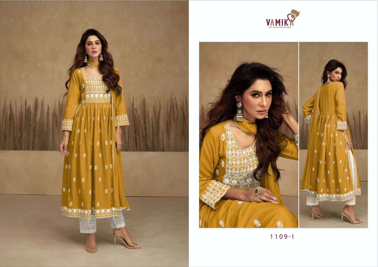 VAMIKA BRAND PRESENTS NEW CATALOUGE AADHIRA VOL-7 GOLD