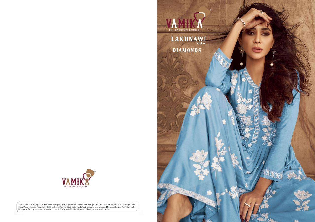 VAMIKA LAUNCH  NEW  CATALOUGE LAKHNAVI VOL:-4 DIAMONDS