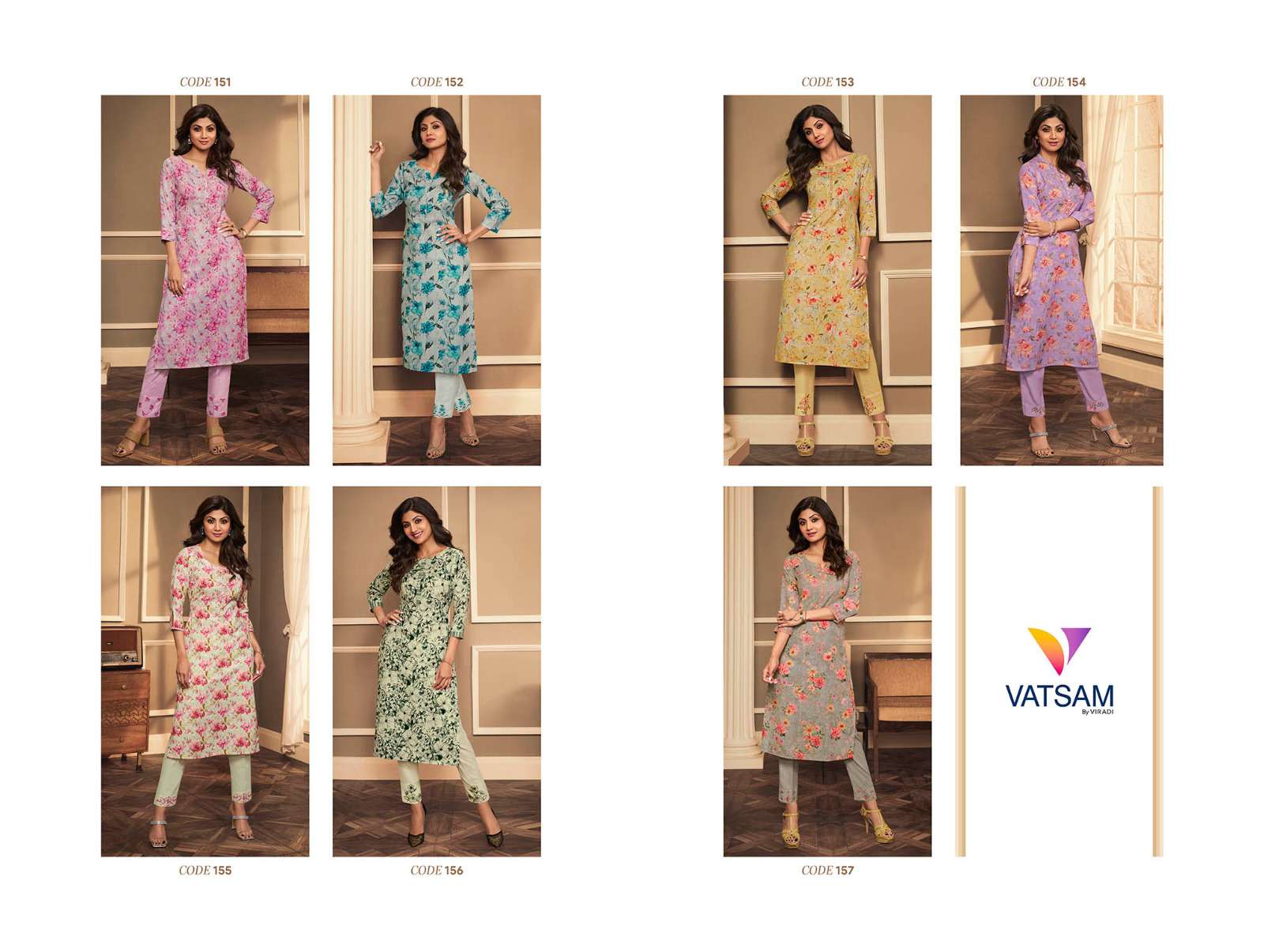 VATSAM PRESENTS NEW CATALOUGE SHILPA LINEN COLLECTION 