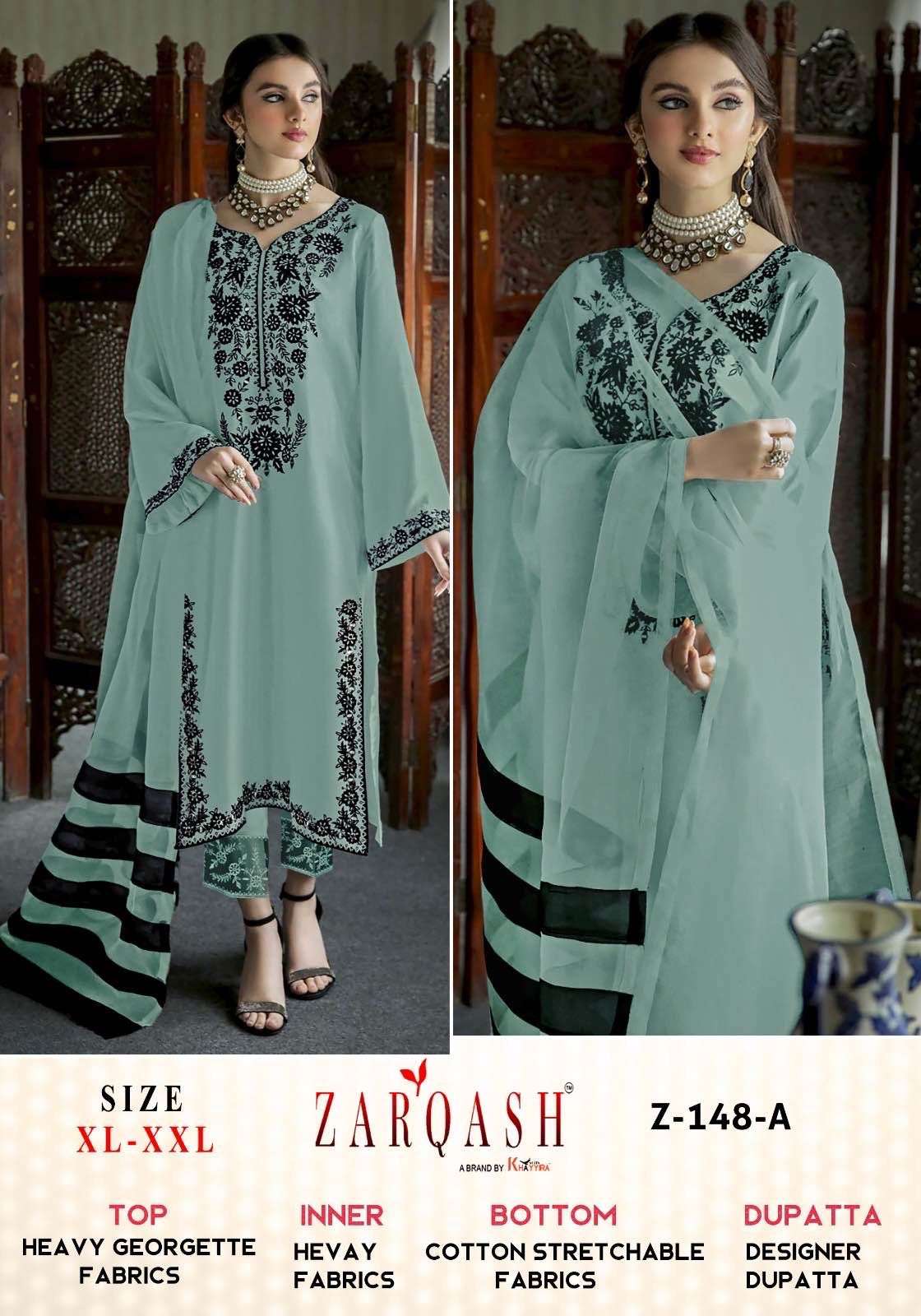 ZARQASH BRAND LAUNCH NEW CATALOUGE D.NO:- Z 148-A