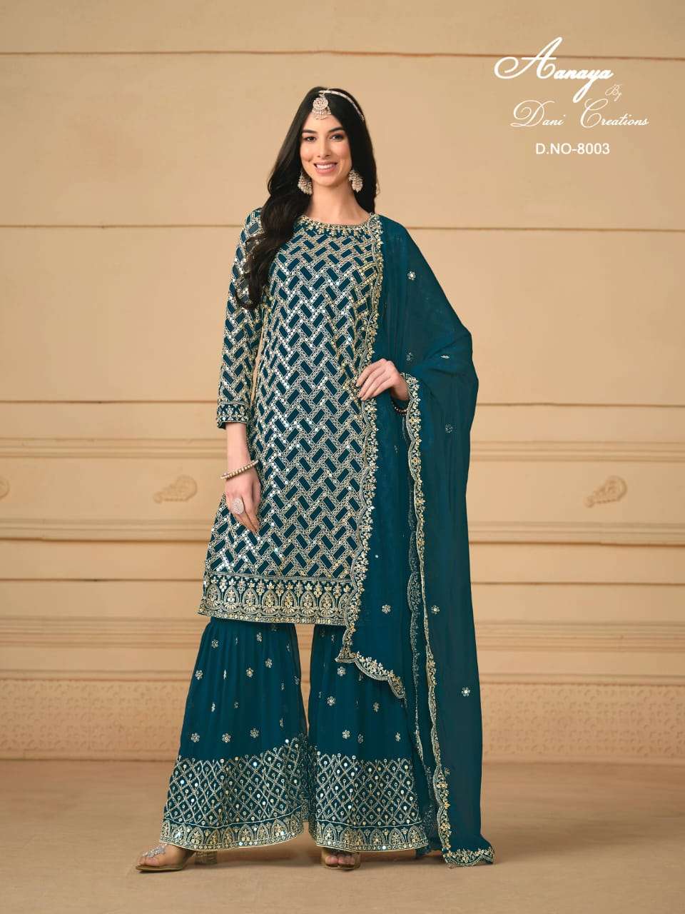 AANAYA PRESENTS NEW CATALOUGE  AANAYA VOL 180 DESIGN NO-8003