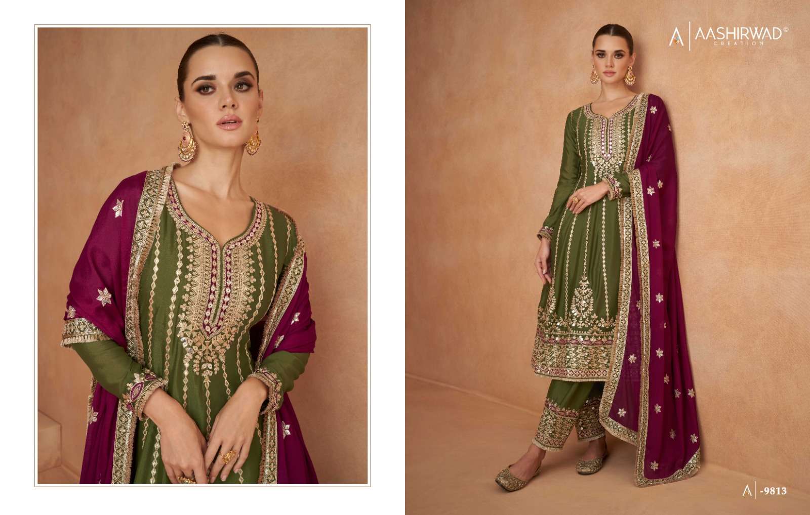 AASHIRWAD CREATION PRESENTS NEW CATALOUGE VEEDA 