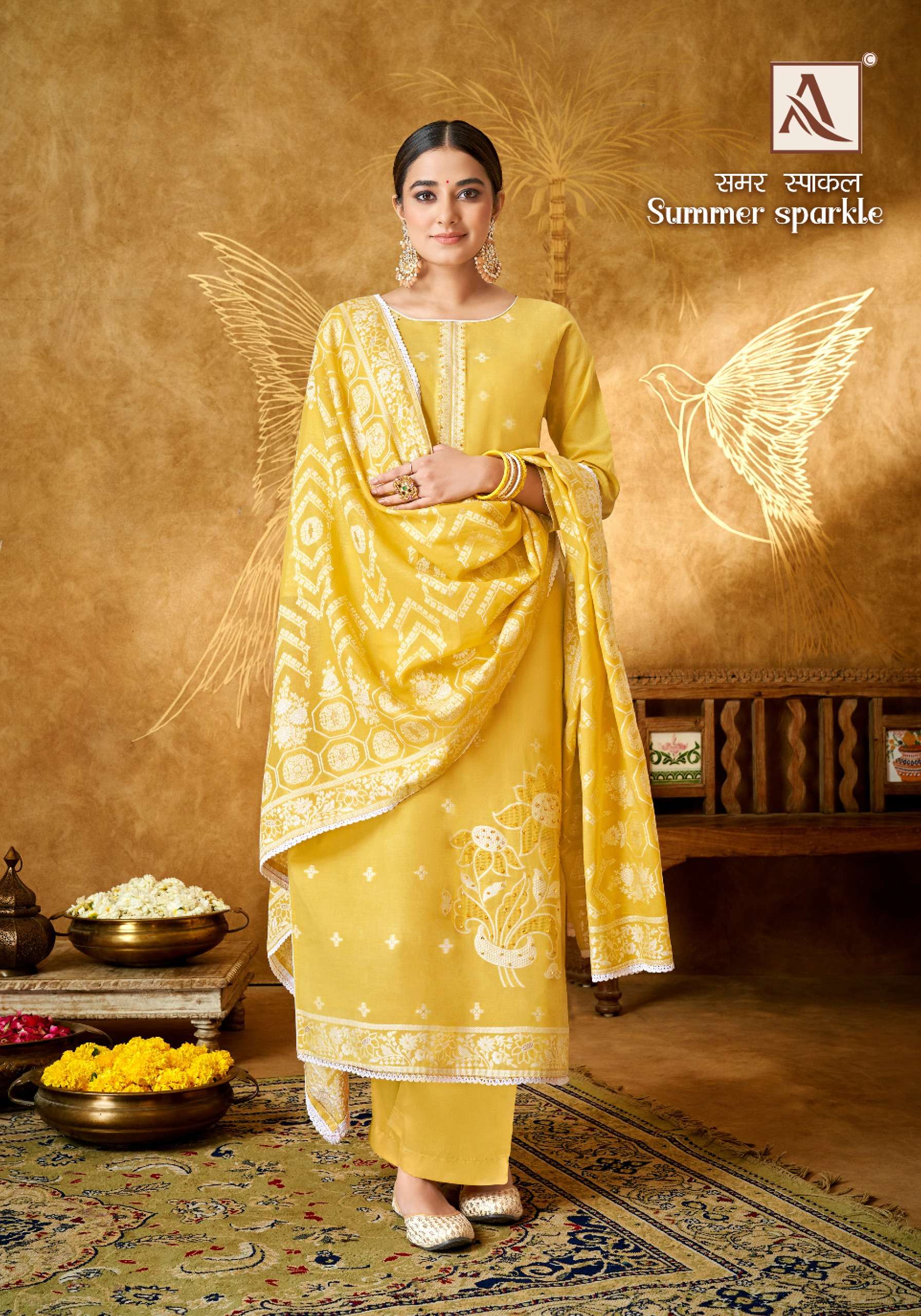 ALOK SUIT PRESENTS NEW CATALOUGE  SUMMER SPARKLE