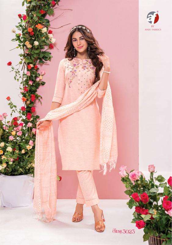ANJU FABRIC PRESENTS NEW CATALOUGE COTTON CRUSH VOL-2 DESIGN NO-3023