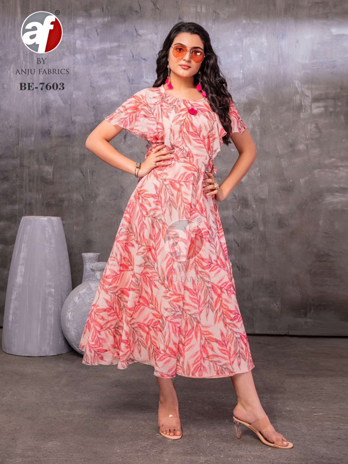 ANJU FABRIC PRESENTS NEW CATALOUGE D.NO:-BE 7603