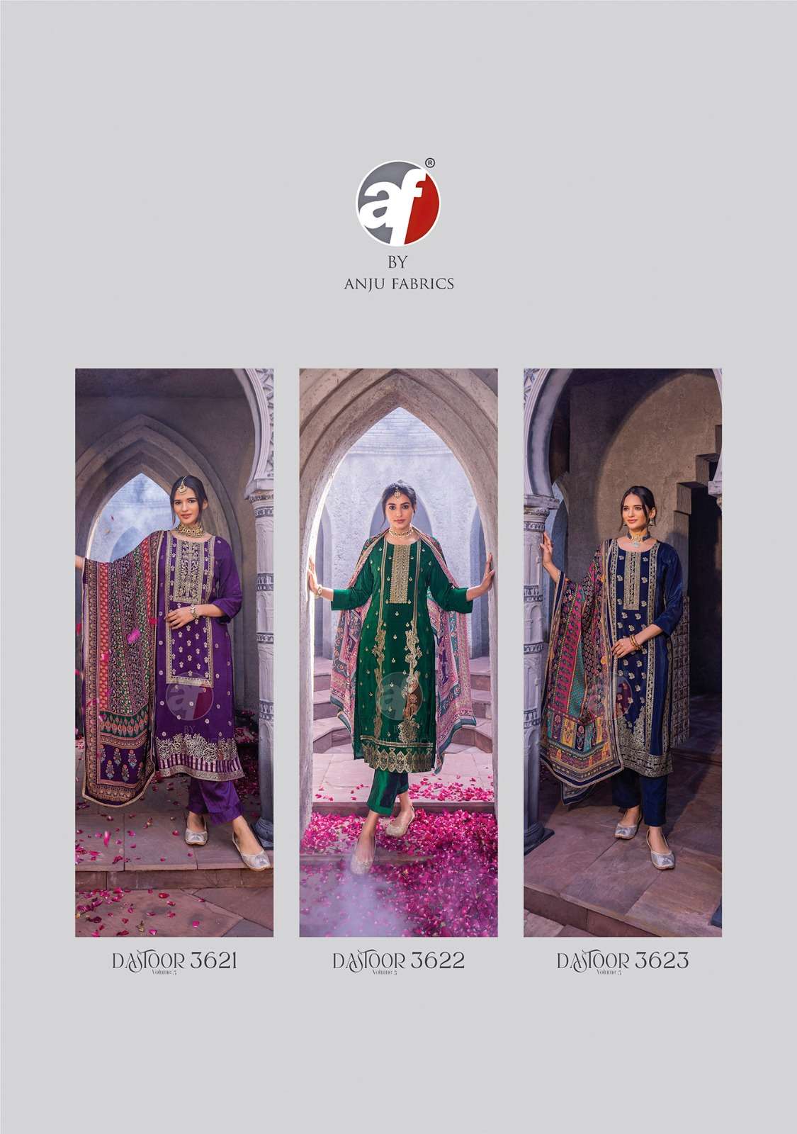 ANJU FABRIC PRESENTS NEW CATALOUGE DASTOOR VOL-5