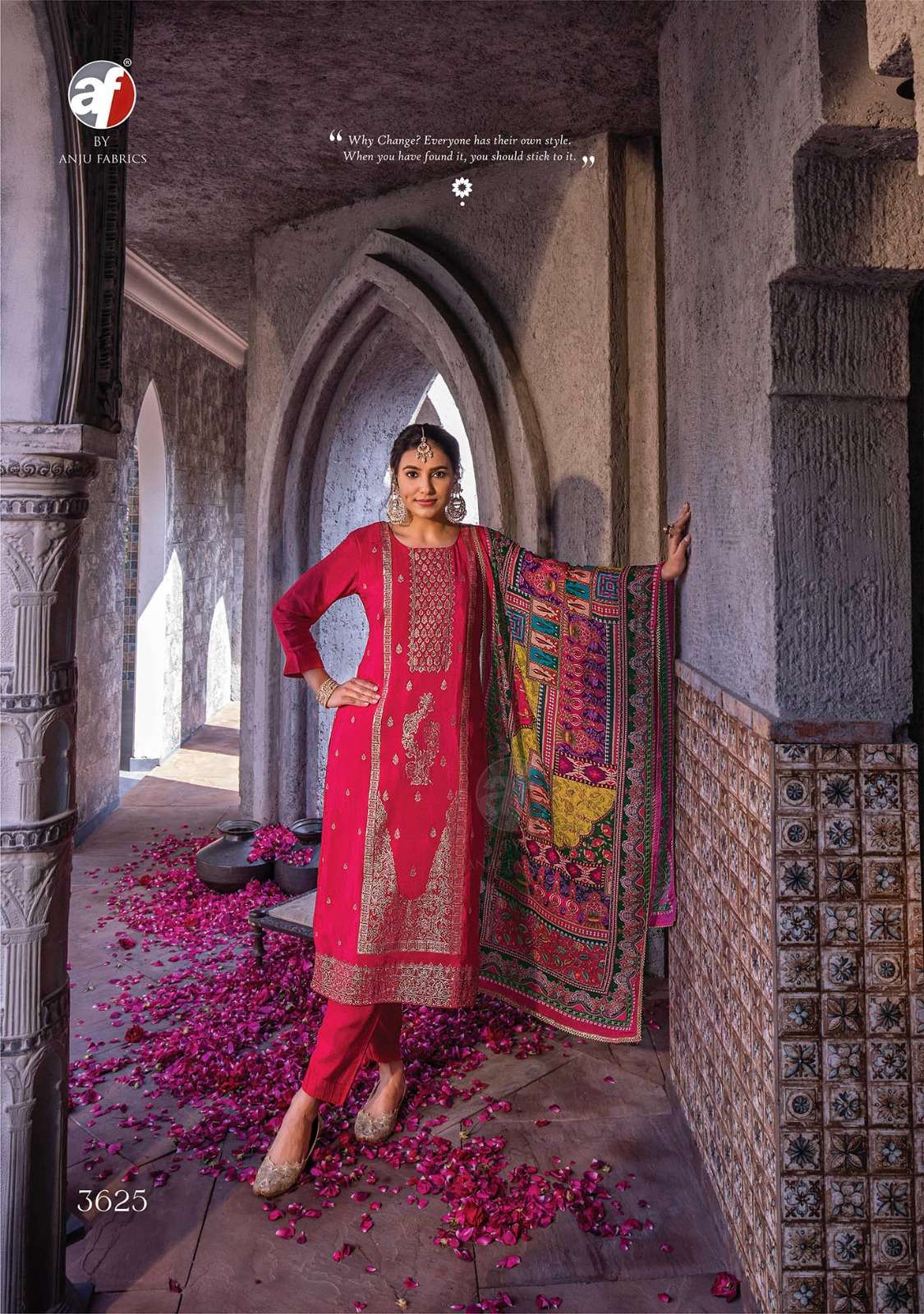 ANJU FABRIC PRESENTS NEW CATALOUGE DASTOOR VOL-5