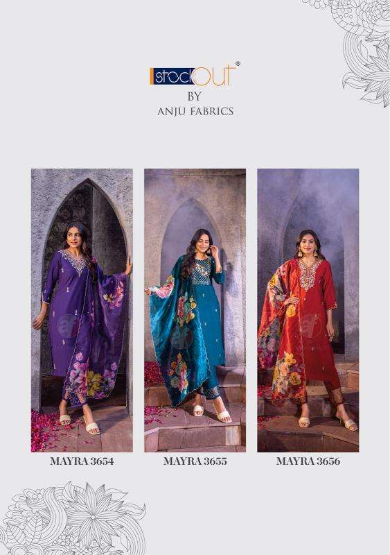ANJU FABRIC PRESENTS NEW CATALOUGE MAYRA VOL-4 