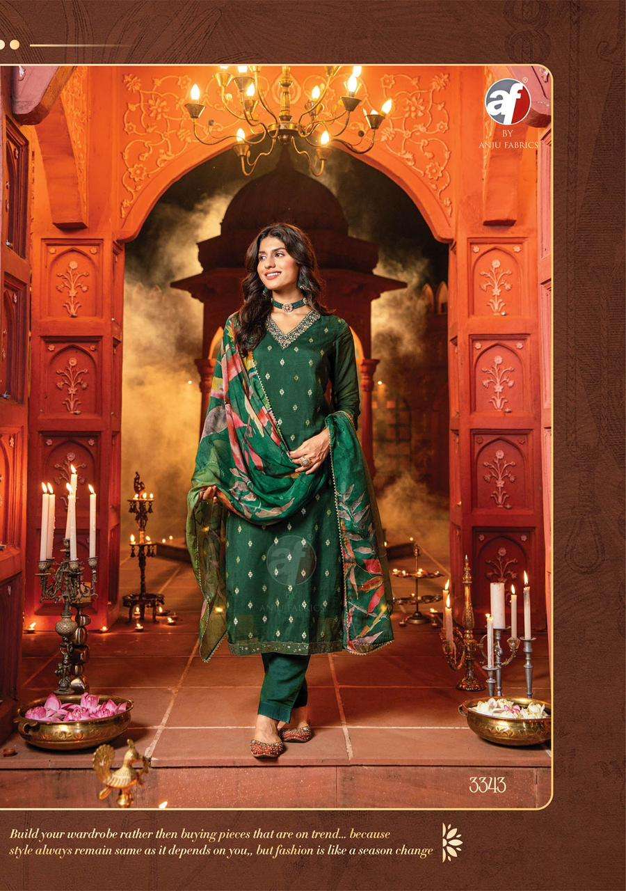 ANJU FABRIC PRESENTS NEW CATALOUGE SAHIBA VOL-5 DESIGN NO-3343