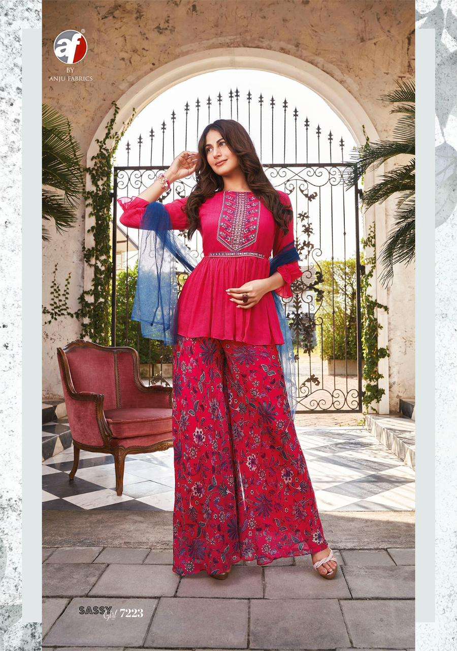 ANJU FABRIC PRESENTS NEW CATALOUGE SASSY GIRL VOL-3 DESIGN NO-7223