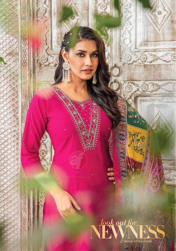 ANJU FABRIC PRESENTS NEW CATALOUGE SHARARAT VOL-6