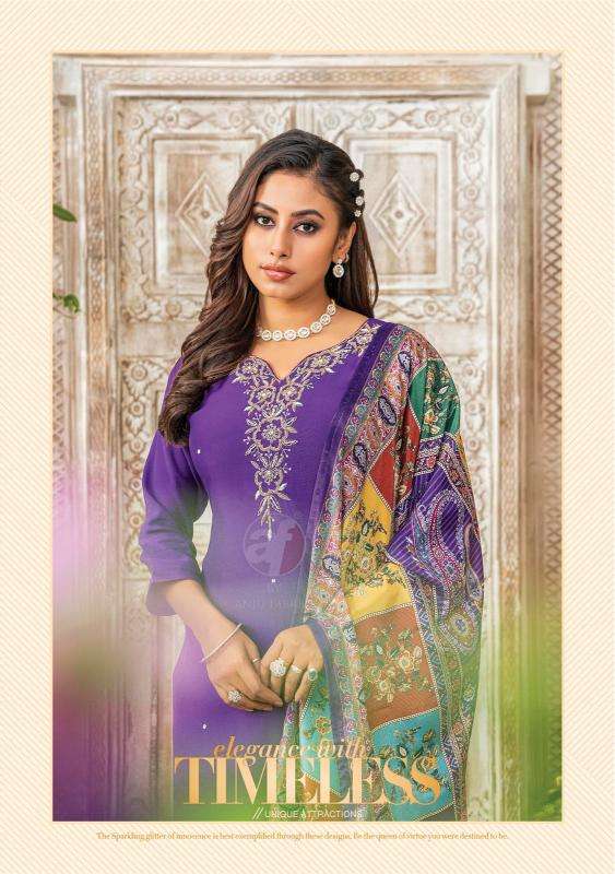 ANJU FABRIC PRESENTS NEW CATALOUGE SHARARAT VOL-6