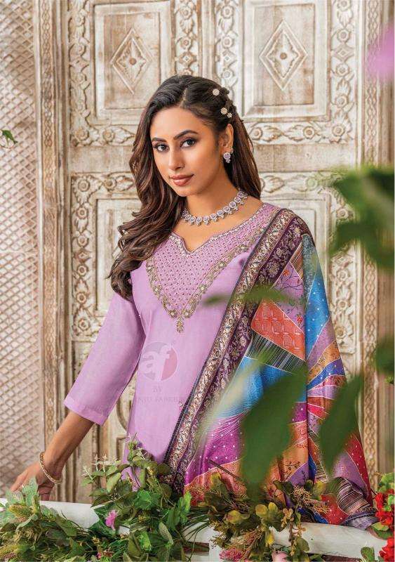 ANJU FABRIC PRESENTS NEW CATALOUGE SHARARAT VOL-6