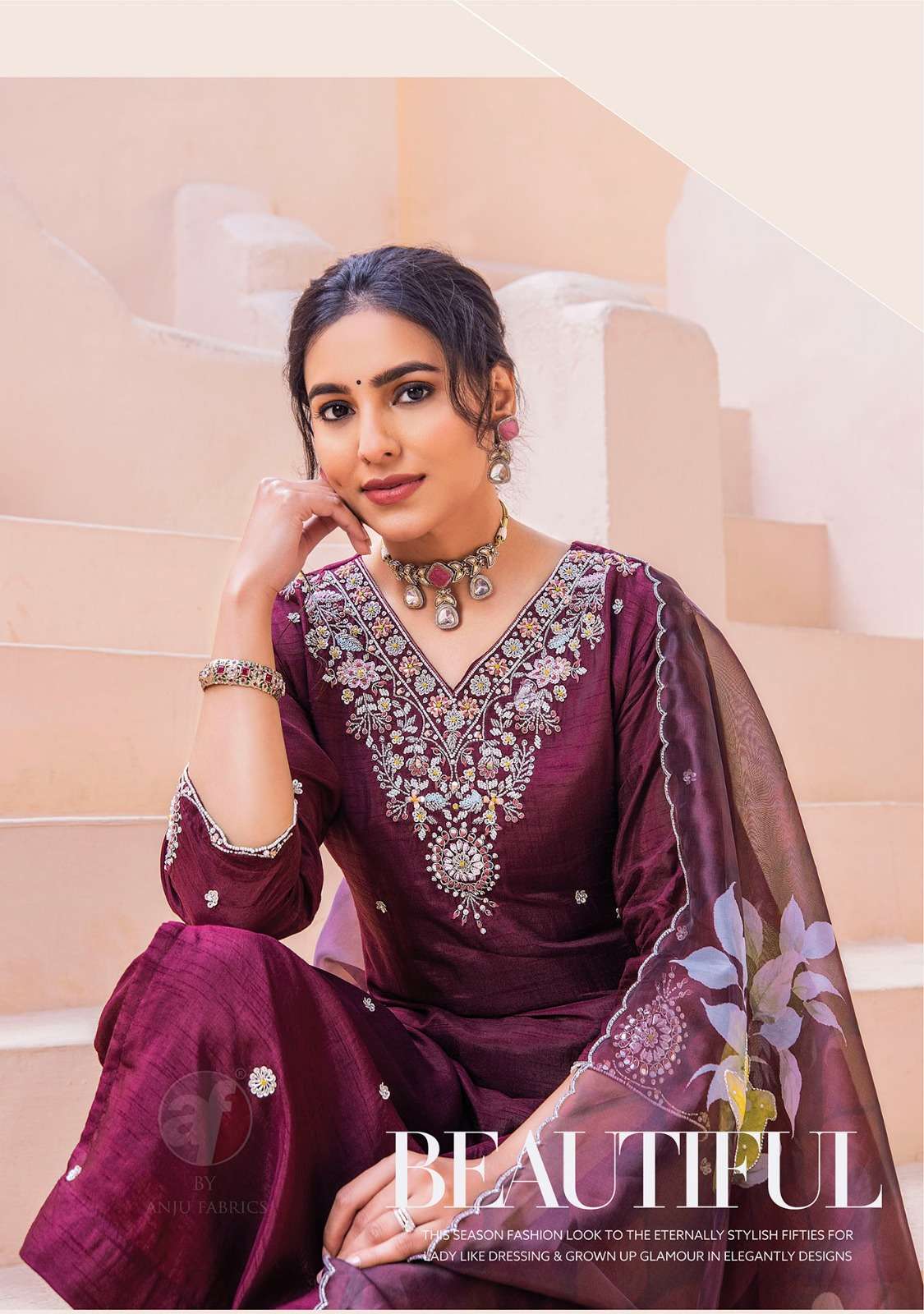 ANJU FABRIC PRESENTS NEW CATALOUGE SHEHNAI VOL-7