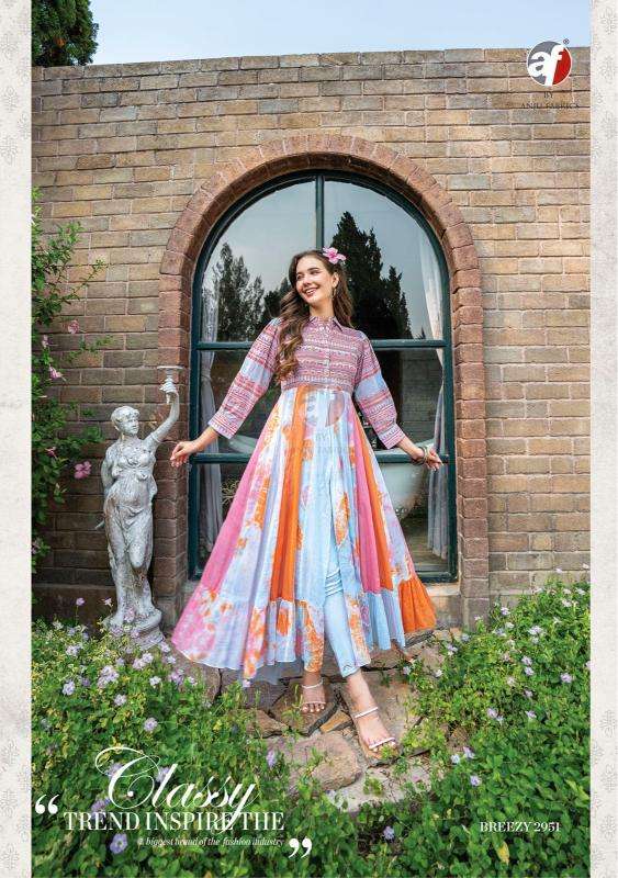 ANJU FABRIC PRESENTS NEW SINGLE CATALOUGE BREEZY VOL-2 DESIGN NO-2951