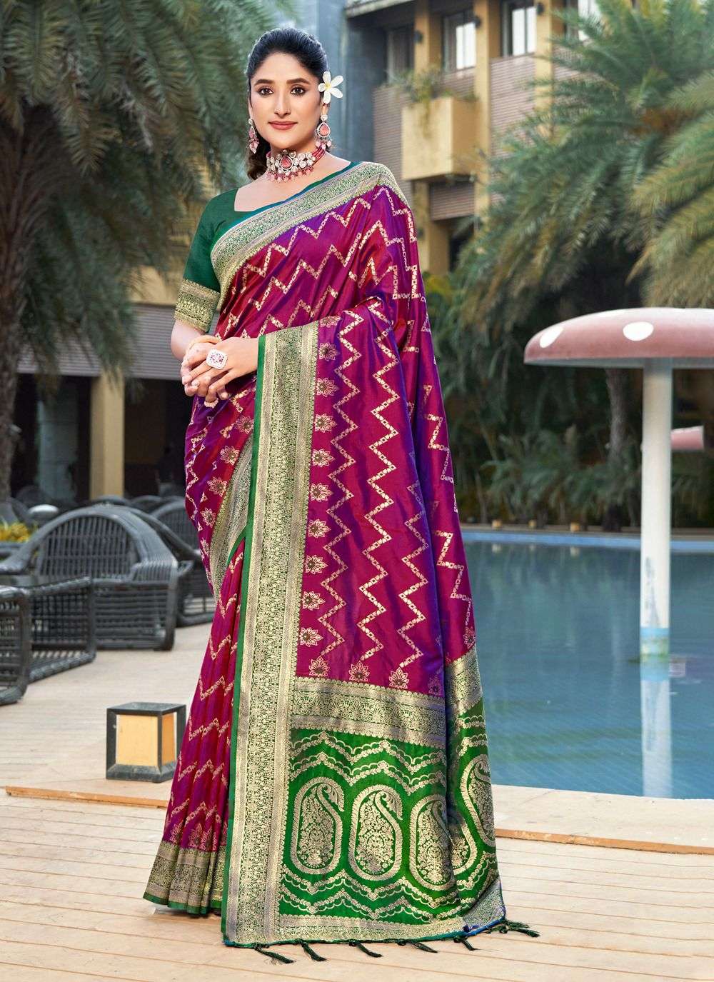 BUNAWAT PRESENTS NEW CATALOUGE ARMAAN SILK DESIGN NO-1006