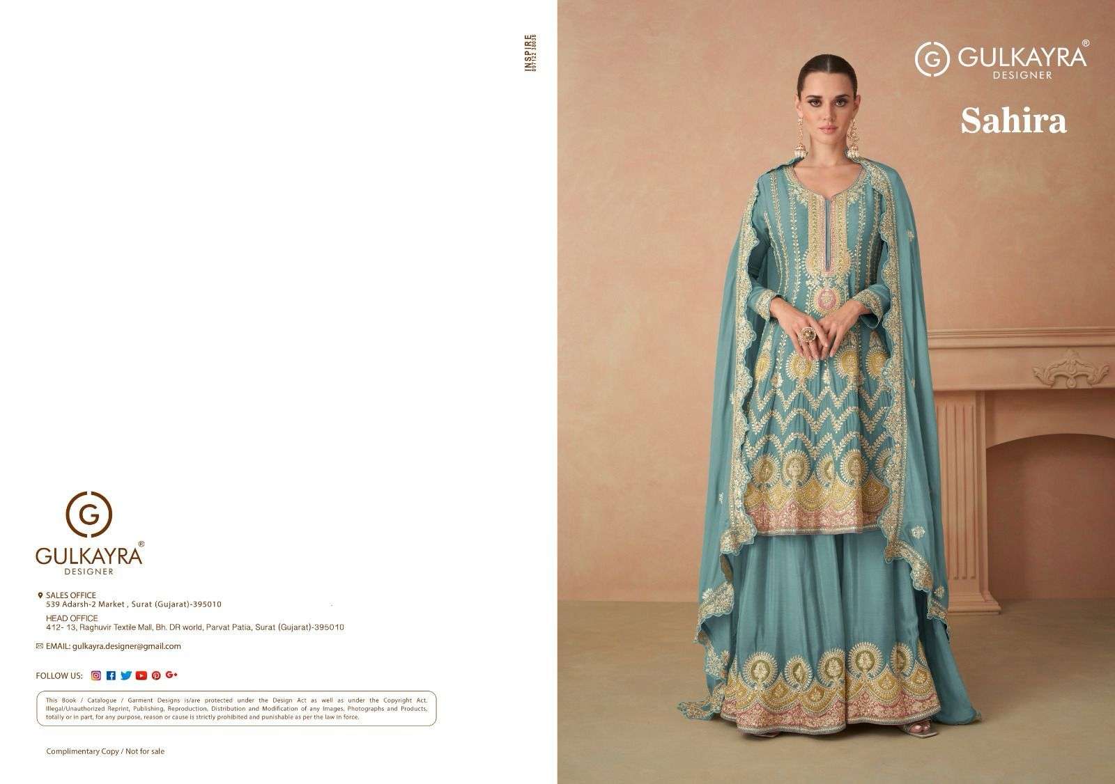 GULKYARA DESIGNER PRESENTS NEW CATALOUGE SAHIRA