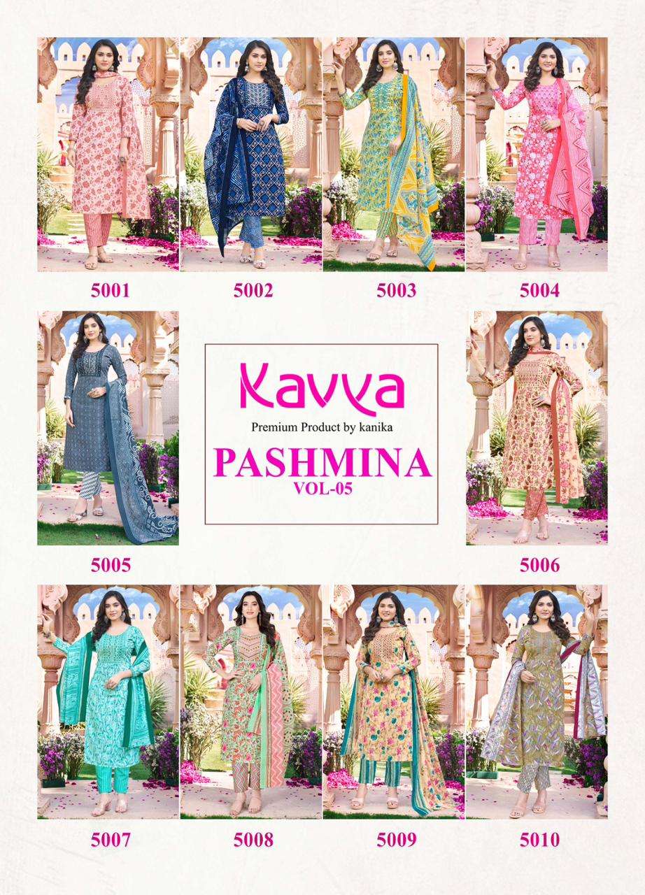 KAVYA PRESENTS NEW CATALOUE PASHMINA VOL-5