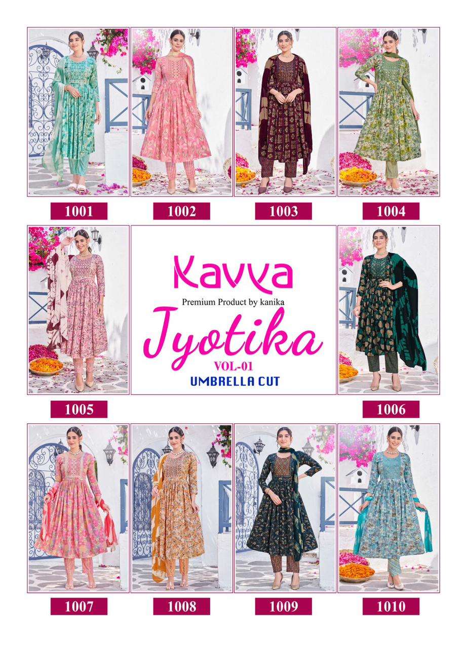 KAVYA PRESENTS NEW CATALOUGE JYOTIKA VOL 1 