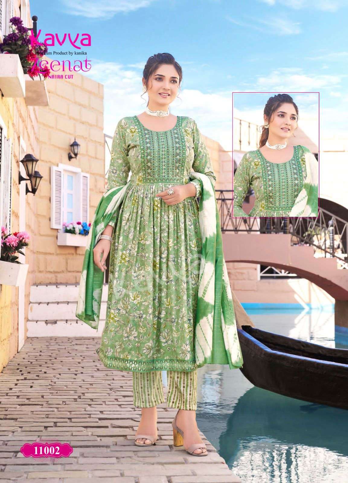 KAVYA PRESENTS NEW CATALOUGE ZEENAT VOL 11 DESIGN NO-11002