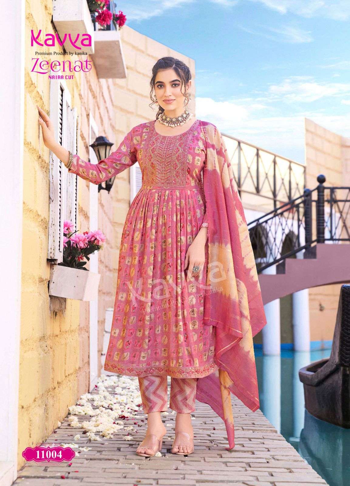 KAVYA PRESENTS NEW CATALOUGE ZEENAT VOL 11 DESIGN NO-11004