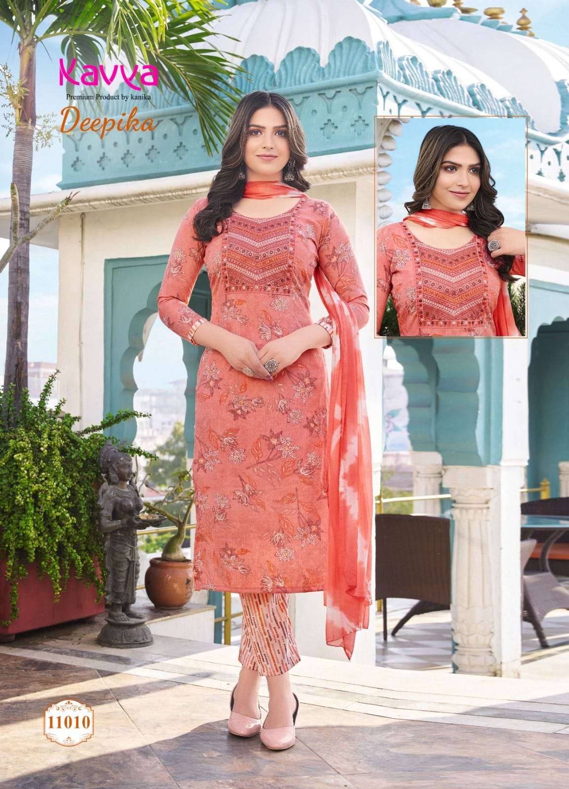 KAVYA PRESENTS NEW SINGLE CATALOUGE DEEPIKA VOL-11 DESIGN NO-11010